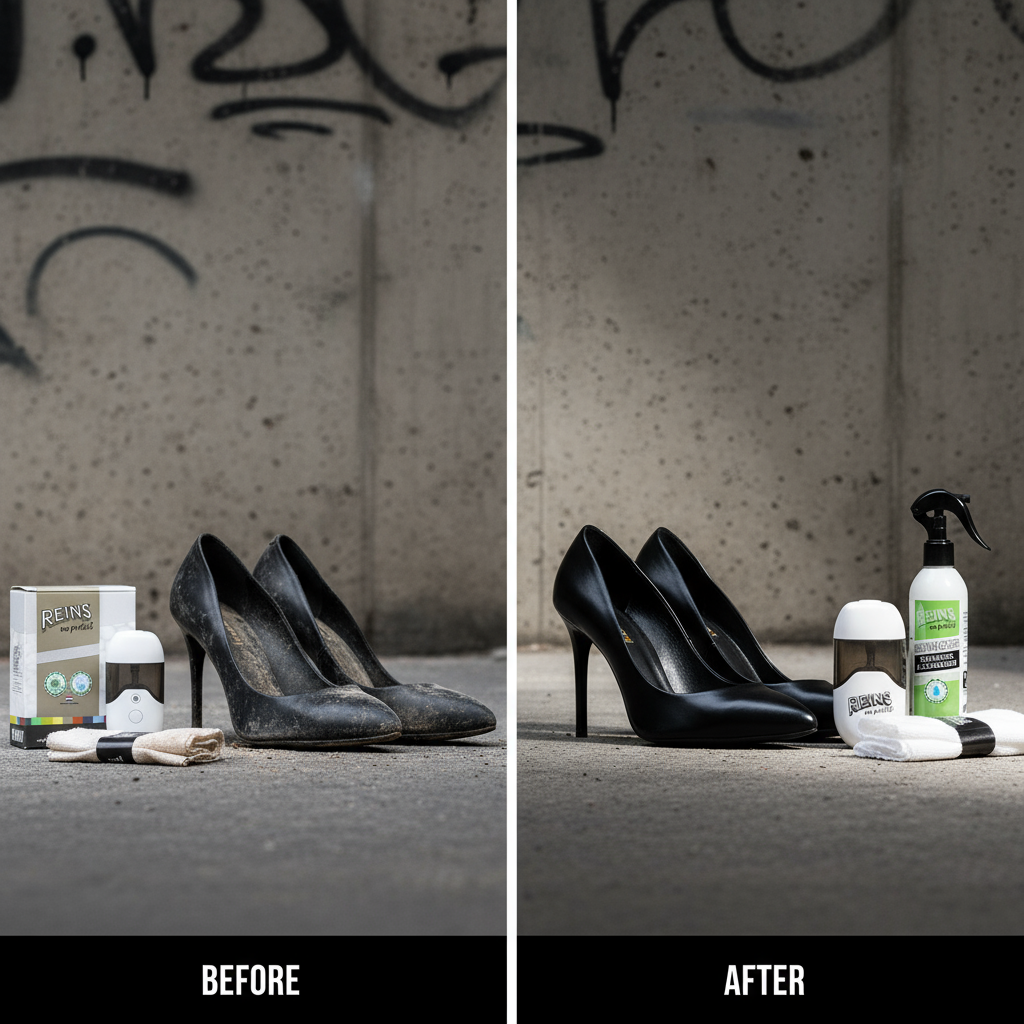 Before/after pumps met REINS producten