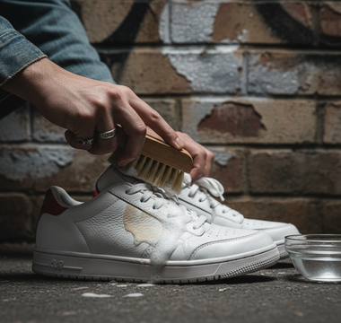 Vlekken uit witte sneakers verwijderen: 6 bewezen methoden
